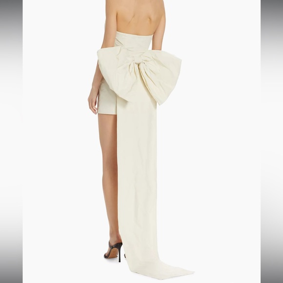 Rotate Birger Christensen
Taft Plissé Bow Minidress - Picture 4 of 8